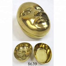 Decorative Brass Face Design Box