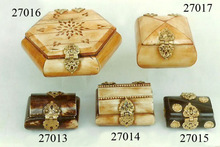 Brass Handmade Bone Boxes, for Home Decoration