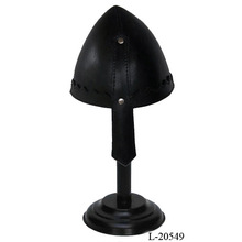 Leather Norman Nasal Armor Helmet