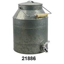 Metal Galvanized Beverage Dispenser, Capacity : 2.54 Gallon