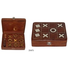 WOOD TIC TAC TOE GAME