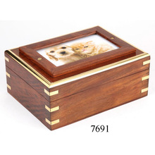 Wooden pet urns, Style : American Style