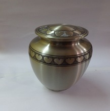 Brass Cremation Urn, for Adult, Style : American Style