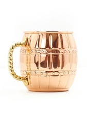 Shape Metal Copper Beer Mug, for Wine, Feature : Eco-Friendly