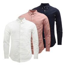 Solid Color Cotton Plain Shirt, Gender : Men