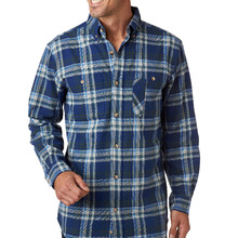 Square Collar Polyester / Cotton Customized Pattern Men Casual Checked Shirt, Gender : Adults
