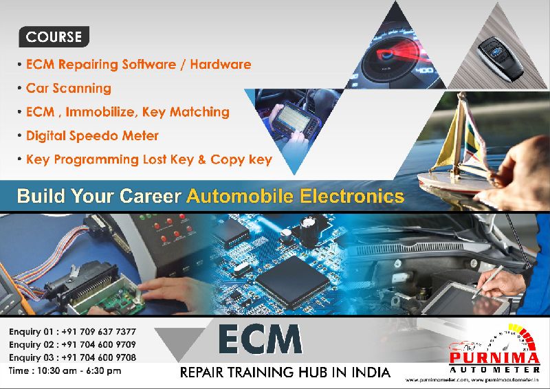 Buy ECM Repairing training course from Purnima Auto Meter, Surat, India