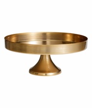 Copper Finish metal cake stand