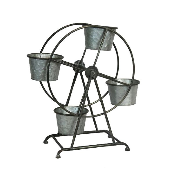 Galvanized Finished Metal Indoor Ferris Wheel Planter at Best Price in ...