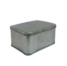 galvanized metal storage box