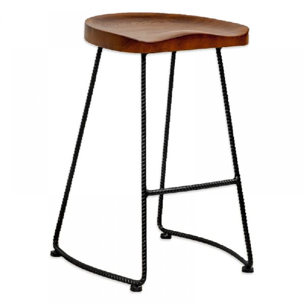 Metal Iron Bar Stool, for Commercial Furniture