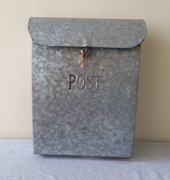 Metal mail box, Color : Galvanized