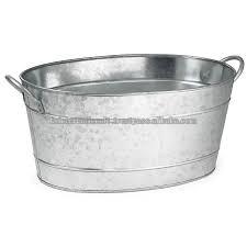 Metal Oval Party Tub