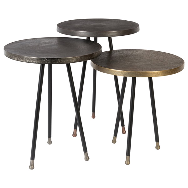 Metal Round Side Table
