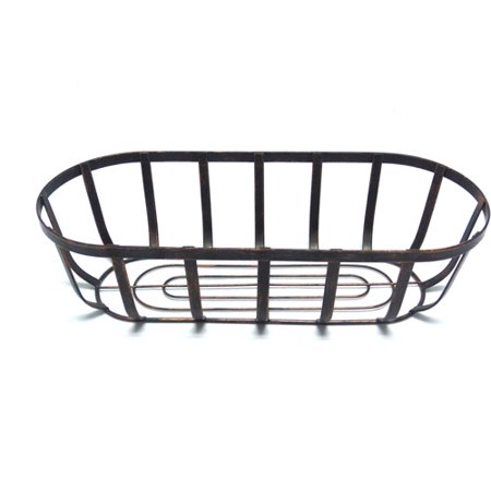 Rectangle Powder Coated Iron Metal Wire Round Caddy, for Sundries, Gauge Size : Custom Size