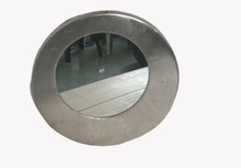 KSI Metal Nickel Plated Round Mirror, Size : Dia-32 Cms