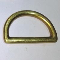 METAL Solid Brass D Rings, Color : GOLD
