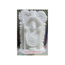 Alabaster Marble Tirupati Balaji Statue