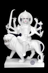 Italian Marble Durga Maa Statue, for Worship, Style : Religious