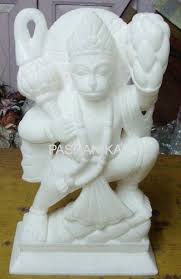 White Hanuman Ji Statue