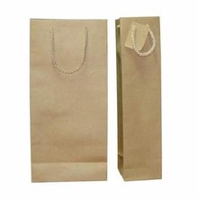 BROWN SHOPPING PAPER BAG, Size : Customized Size