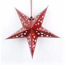 CHRISTMAS DECORATIVE RED STAR