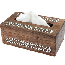 Wooden Tissue Box