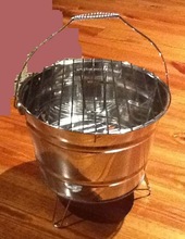 Galvanized GRILL BUCKET, Feature : Easily Assembled, Easily Cleaned