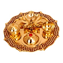 Brass pooja aarti thali, Feature : Eco Friendly