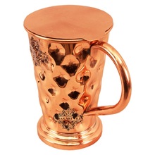 copper big diamond mug coaster