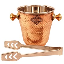 Ice bucket with holder, for Hotel, Restaurants, Parties etc, Feature : Eco-Friendly