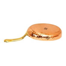 oval pan brass handle