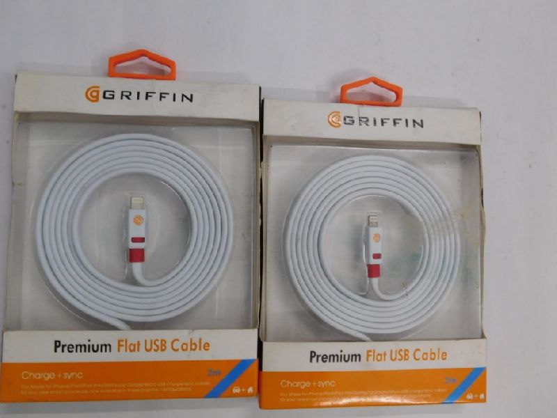 Griffin Premium Iphone 5 Flat White USB Data Cable