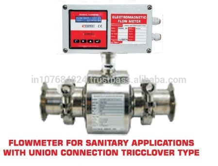 Sanitary electromagnetic flow meter