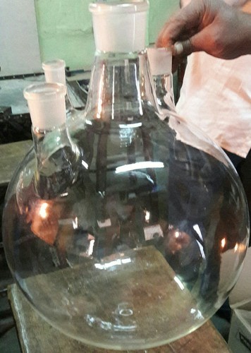 Brand Shape Borosilicate 20 Liter Florence Flask, for Chemical Laboratory, Color : Transpernt