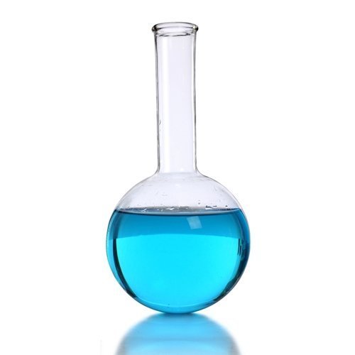 50ml Flat Bottom Florence Flask, for Chemical Laboratory, Color : Transparent