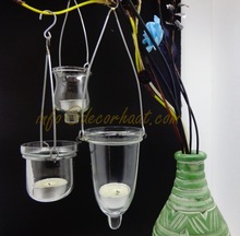 Hanging Glass Votive candle holder