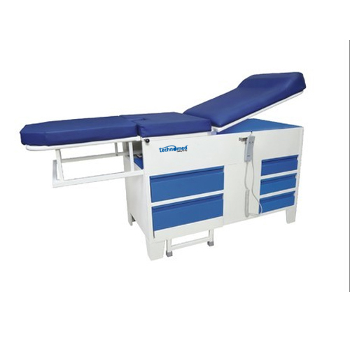CRCA SHEET Medical Examination Couch, Color : White Blue