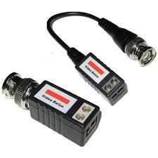 Video Balun, for Security Camer, Color : Black