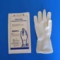 Sterile Surgical Latex Powdered gloves, Size : M