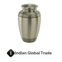 Brass Engraved Classic Cremation Urn