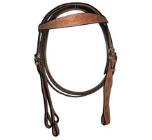 Leather Headstall and Breastplate Horse Bridles