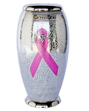 Monarch Pink Ribbon Breast Cancer Cremation Urn