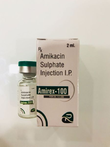 Amikacin Sulphate 100mg Injection, for Hospital, Clinical, Medicine Type : Allopathic