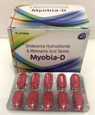 Drotaverine HCL 80mg. + mefenamic acid 250mg  Tablets