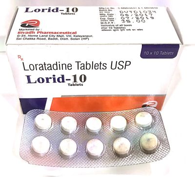 Loratadine 10 mg Tablets