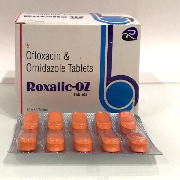 Ofloxacin + Ornidazole Tablet, for Hospital, Clinical