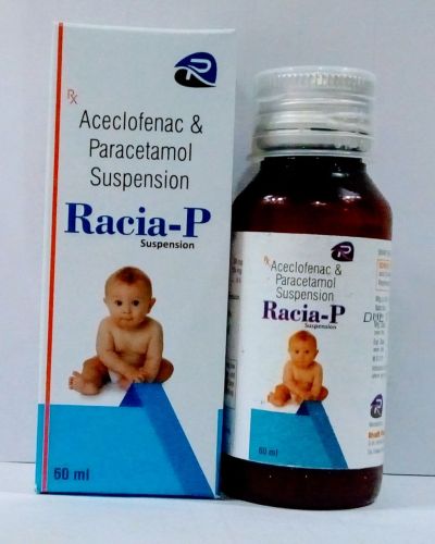 Paracetamol 125mg+Aceclofenac 50mg/5ml Syrup