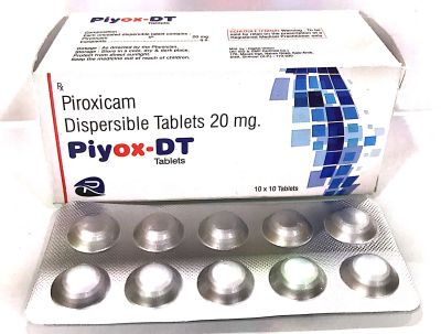 Piroxicam 20mg Tablets, Medicine Type : Allopathic
