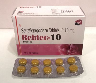 Serratiopeptidase 10mg Tablet, for Clinical, Hospital